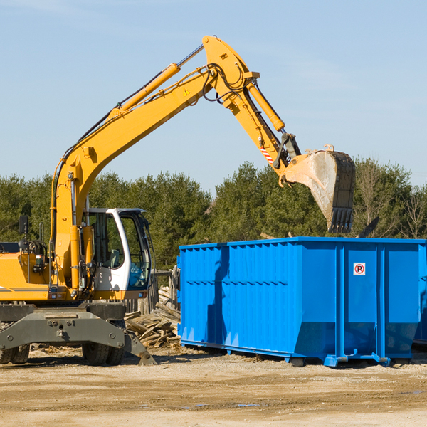 what happens if the residential dumpster is damaged or stolen during rental in Hamberg North Dakota